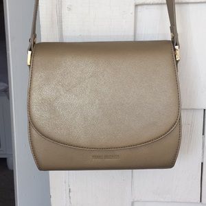 Gold Brooks Brothers shoulder or cross body bag